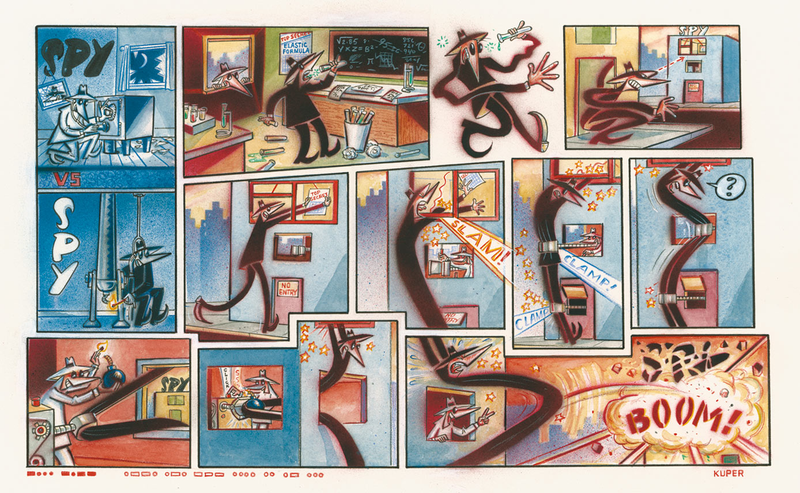 Illustration for article titled Peter Kuper's Spy Vs. Spy Comics Are A Work Of Heart-Rending Brilliance